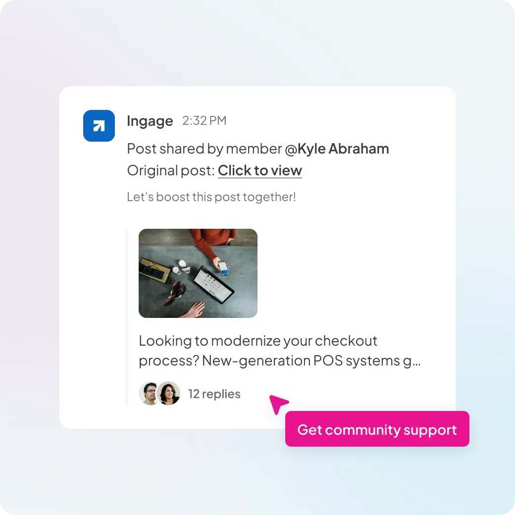 Share with community